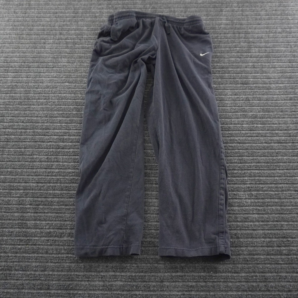 Vintage Nike Sweatpants Mens XL Navy Blue Embroidered Swoosh Baggy Relaxed Fit